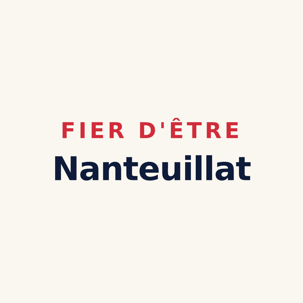 Tasse « Fier d'être Nanteuillat » — design pour Nanteuil-la-Forêt