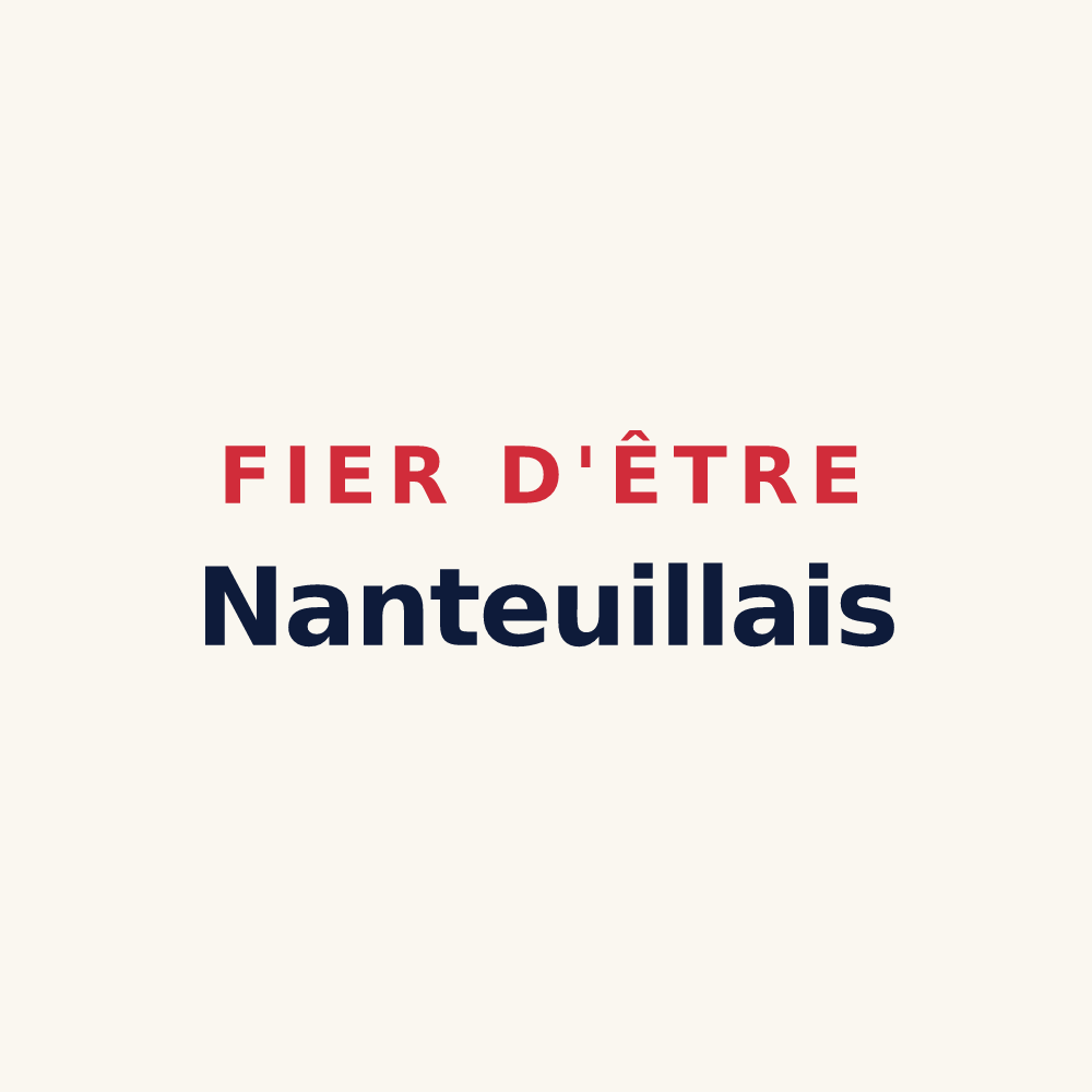 Tasse « Fier d'être Nanteuillais » — design pour Nanteuil-sur-Aisne