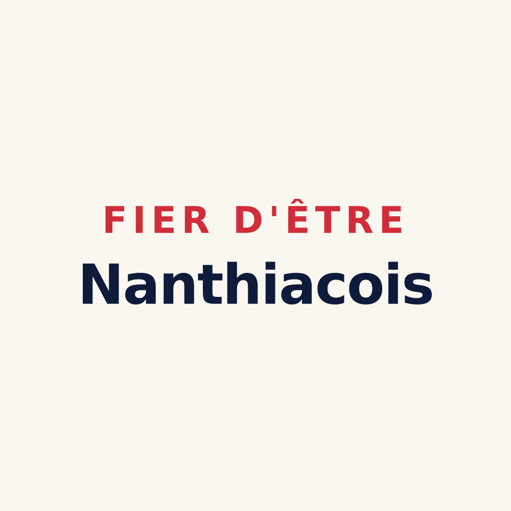 Tasse « Fier d'être Nanthiacois » — design pour Nanthiat