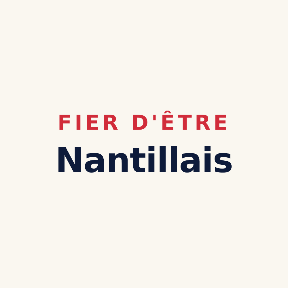 Tasse « Fier d'être Nantillais » — design pour Nantillé