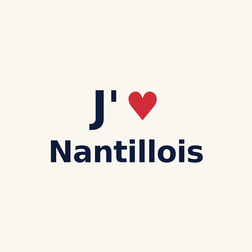 Tasse personnalisée Nantillois — design J'aime Nantillois