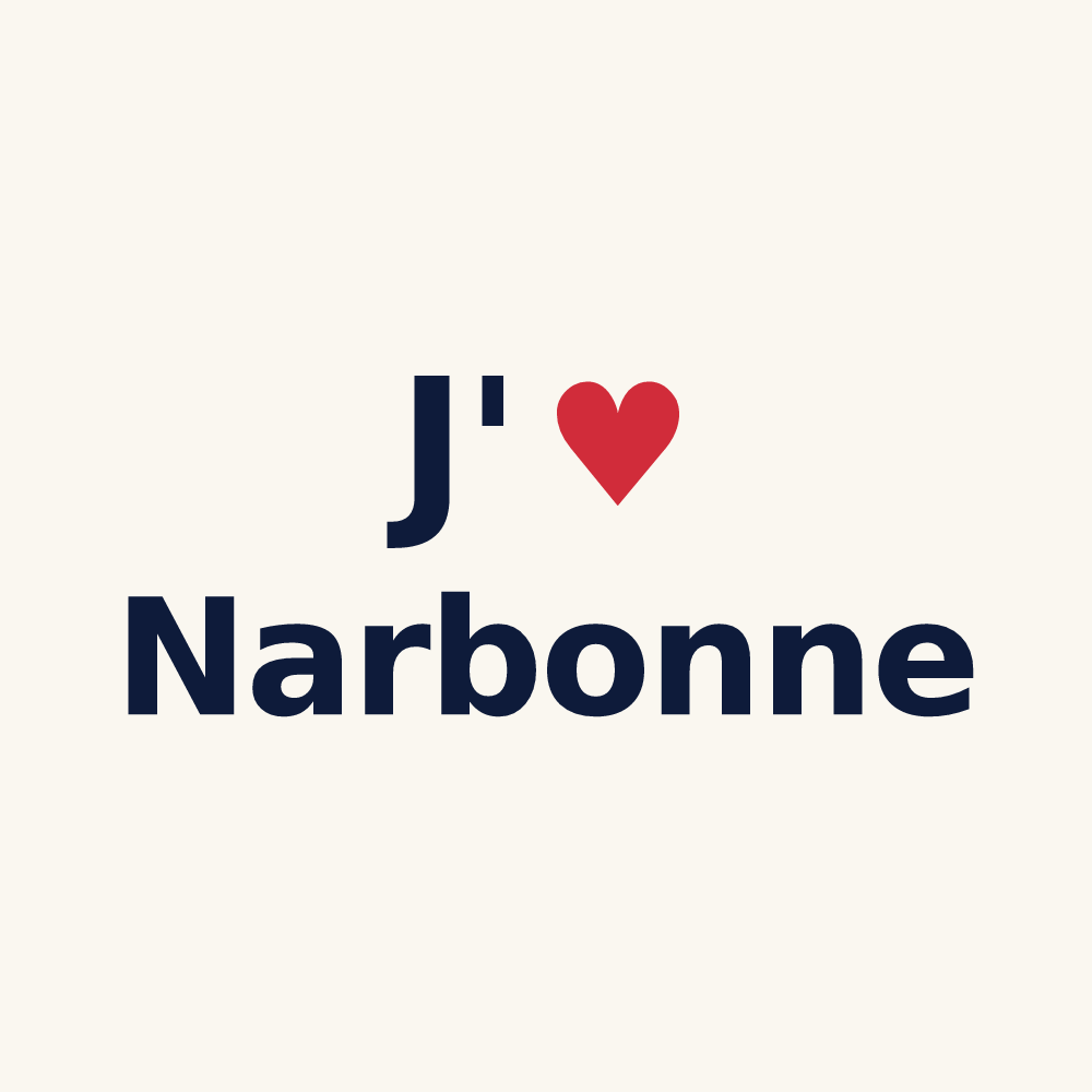 Tasse personnalisée Narbonne — design J'aime Narbonne