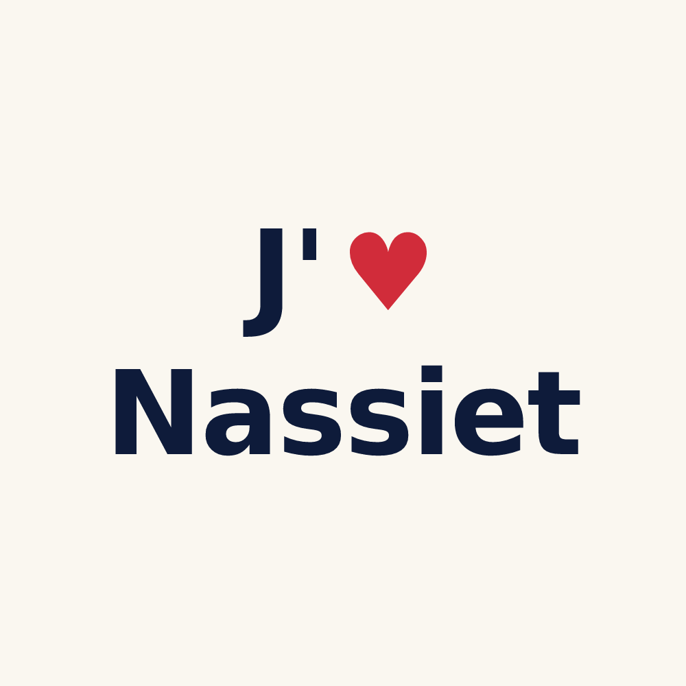 Tasse personnalisée Nassiet — design J'aime Nassiet