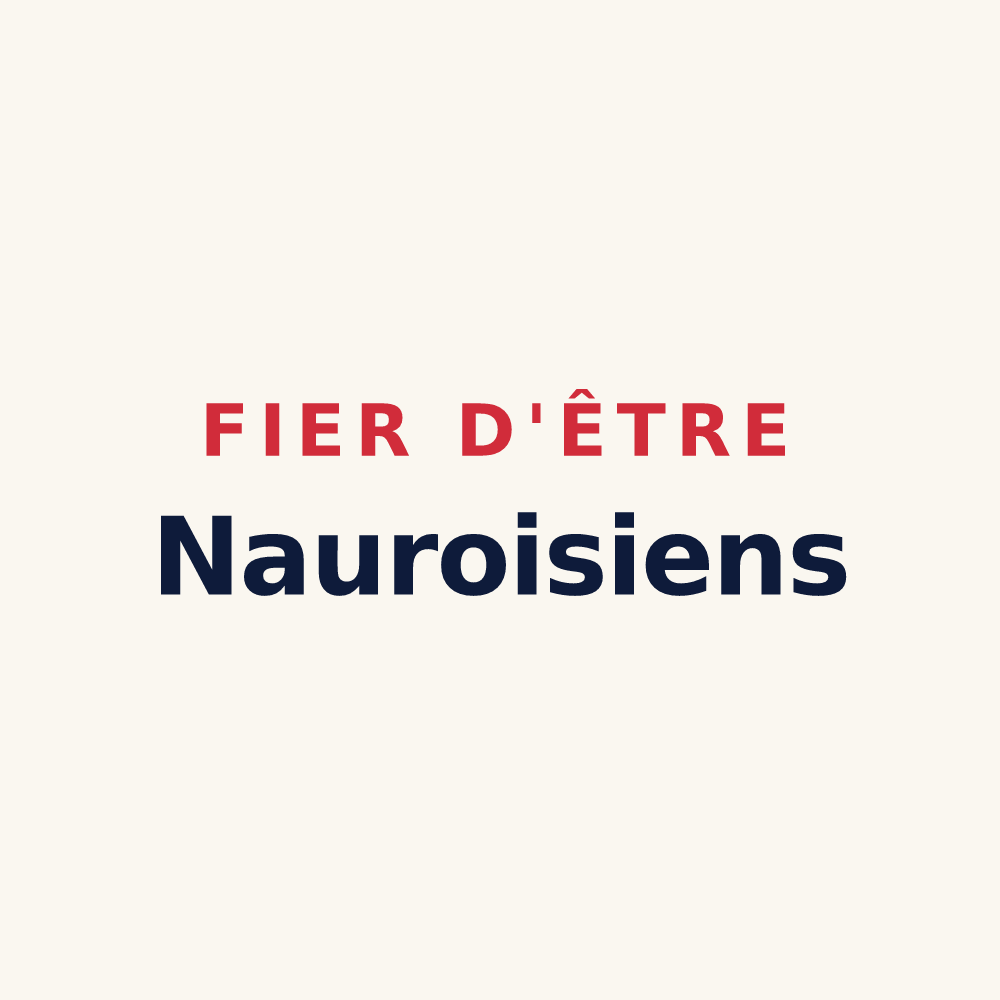 Tasse « Fier d'être Nauroisiens » — design pour Nauroy