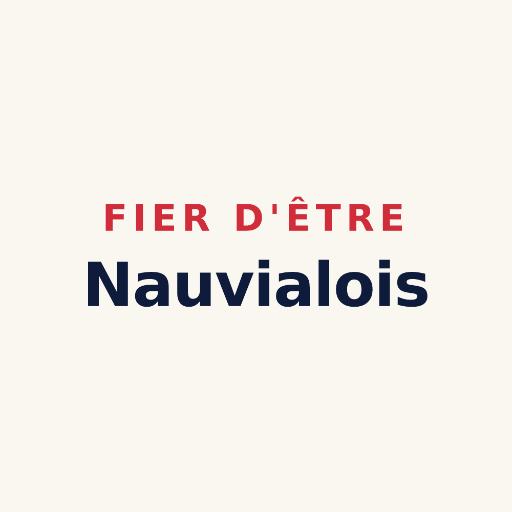 Tasse « Fier d'être Nauvialois » — design pour Nauviale