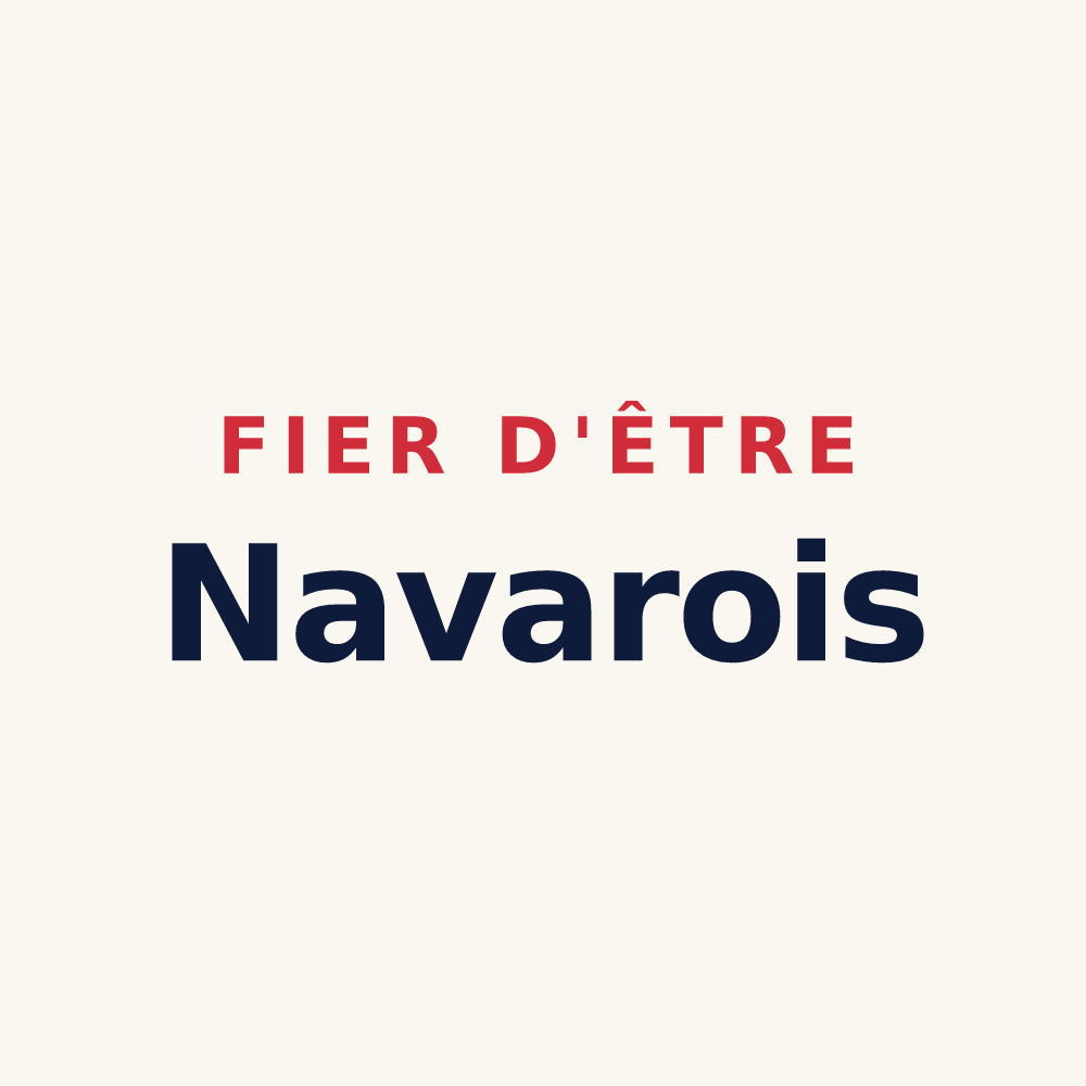 Tasse « Fier d'être Navarois » — design pour Naves