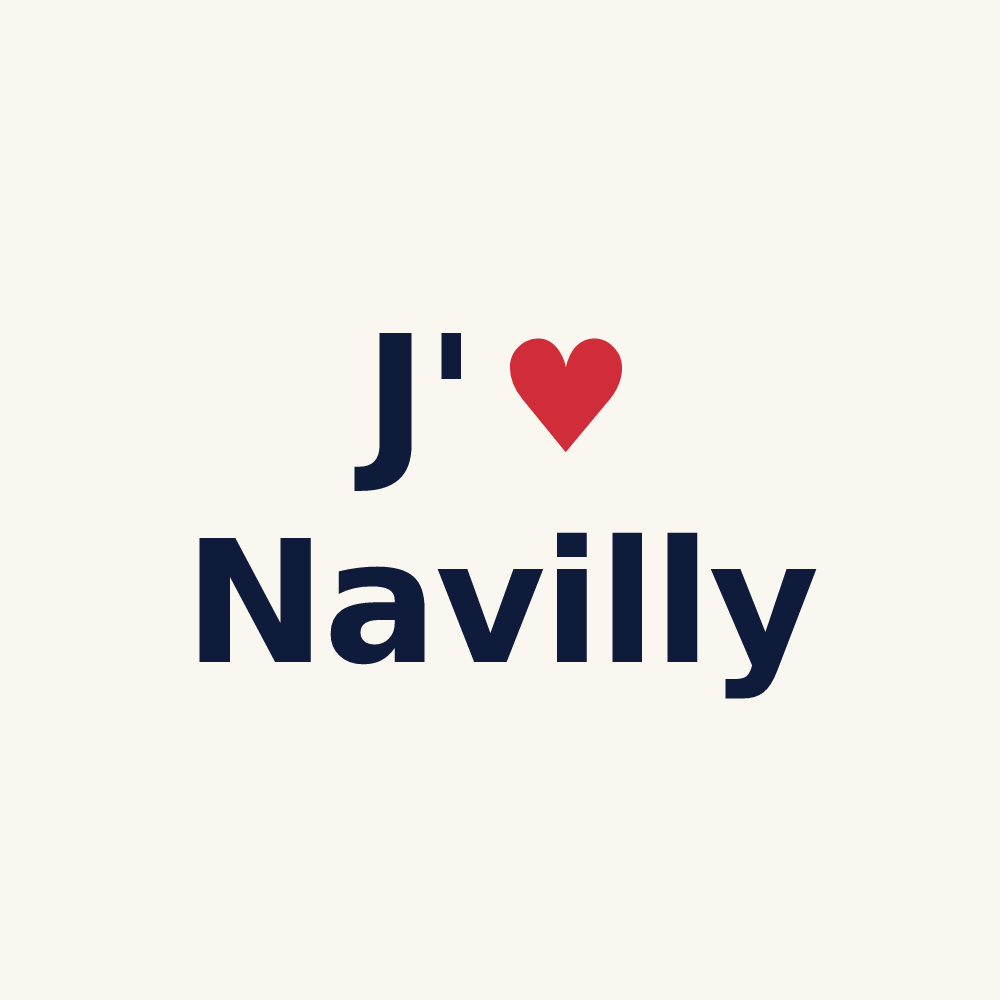 Tasse personnalisée Navilly — design J'aime Navilly