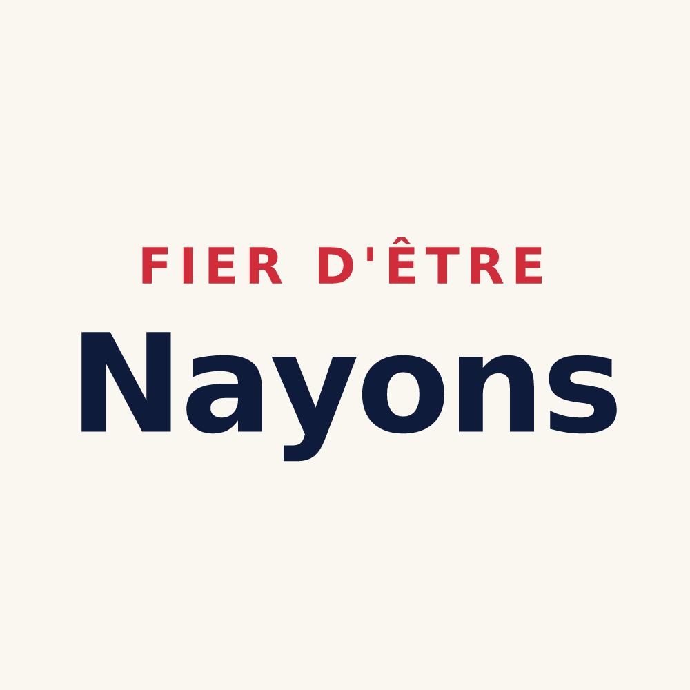 Tasse « Fier d'être Nayons » — design pour Nay
