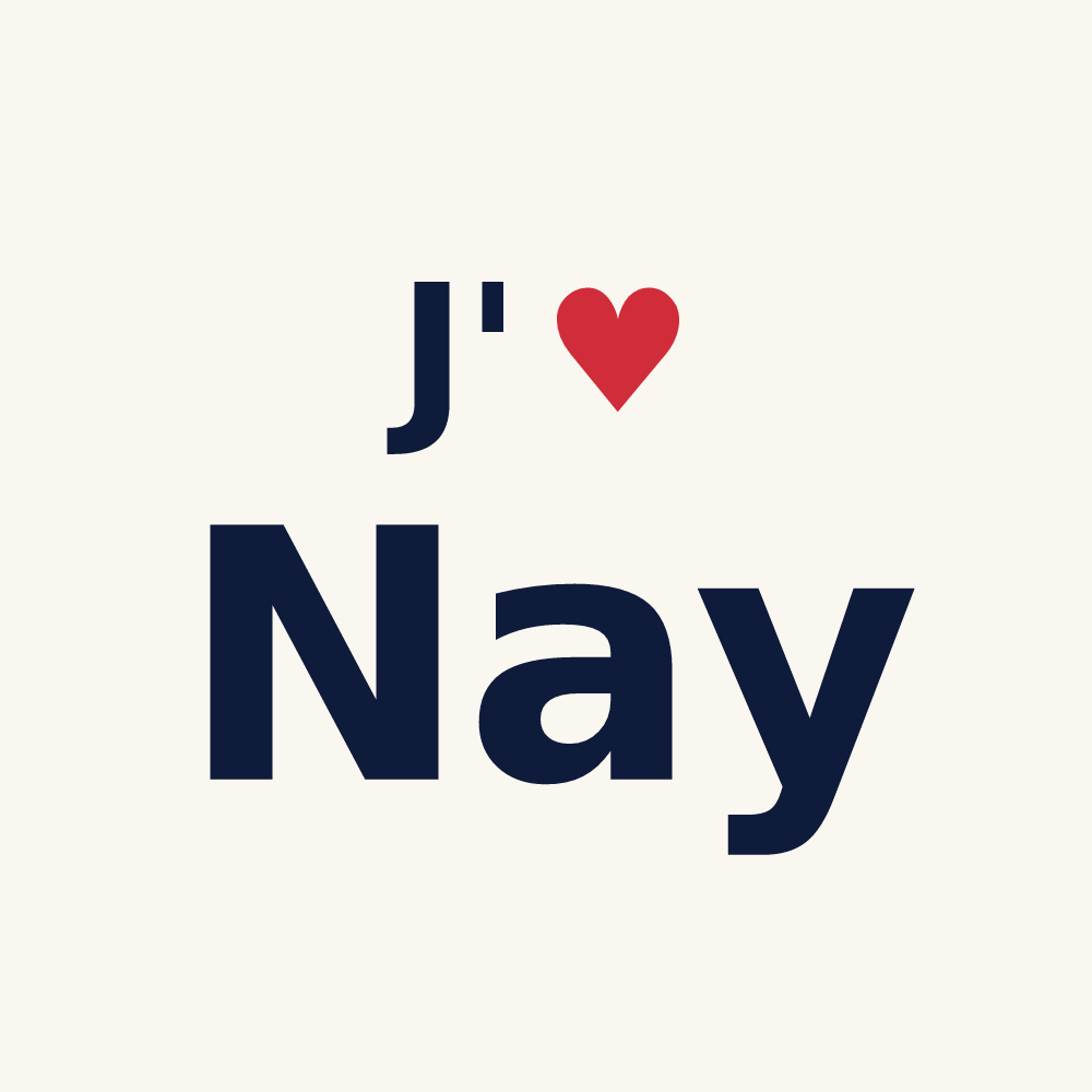 Tasse personnalisée Nay — design J'aime Nay