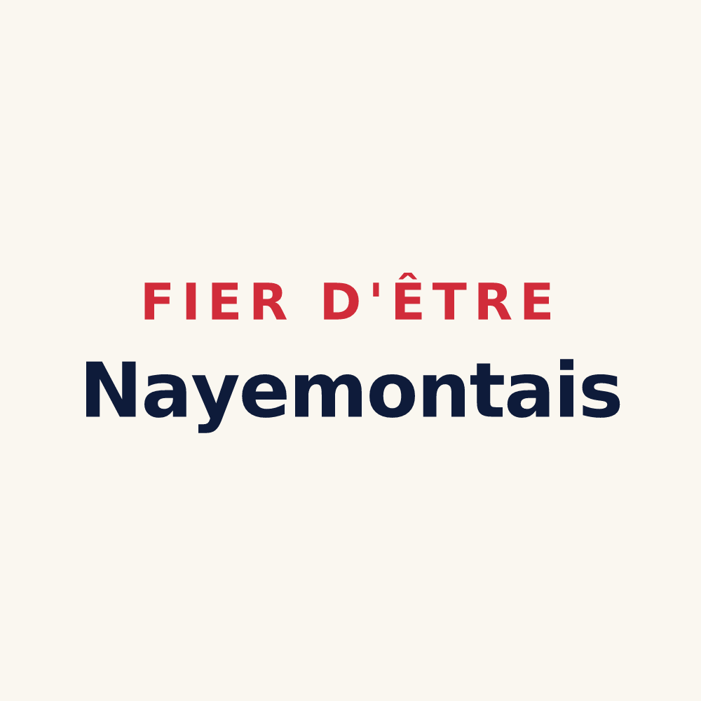 Tasse « Fier d'être Nayemontais » — design pour Nayemont-les-Fosses