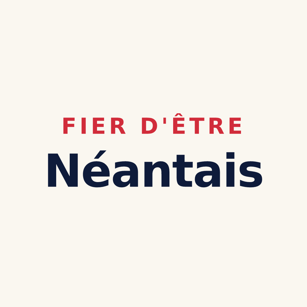 Tasse « Fier d'être Néantais » — design pour Néant-sur-Yvel