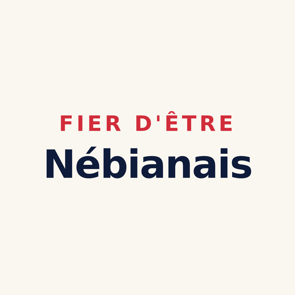 Tasse « Fier d'être Nébianais » — design pour Nébian