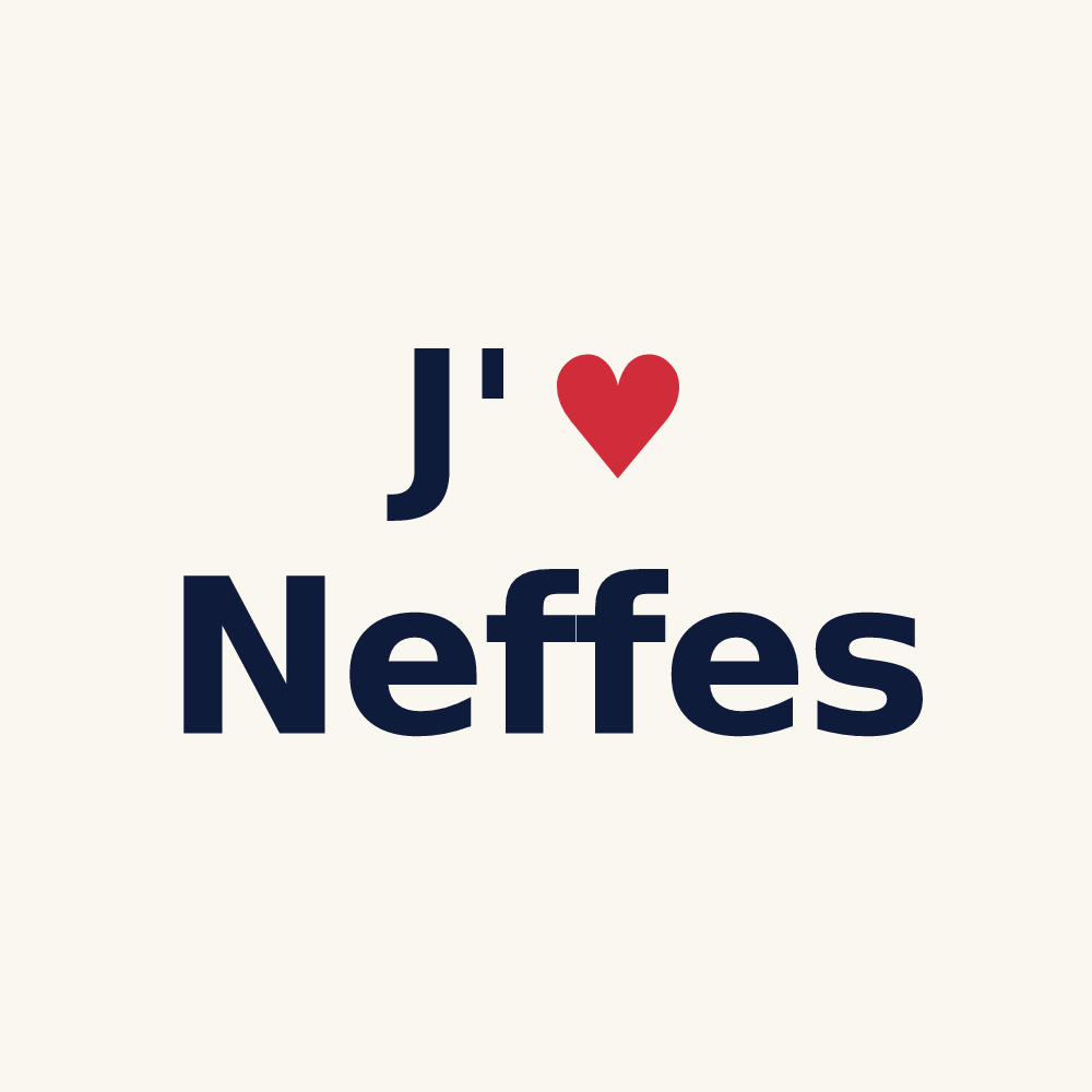 Tasse personnalisée Neffes — design J'aime Neffes