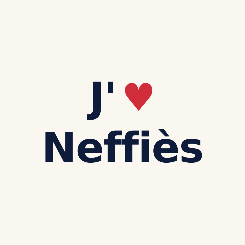 Tasse personnalisée Neffiès — design J'aime Neffiès