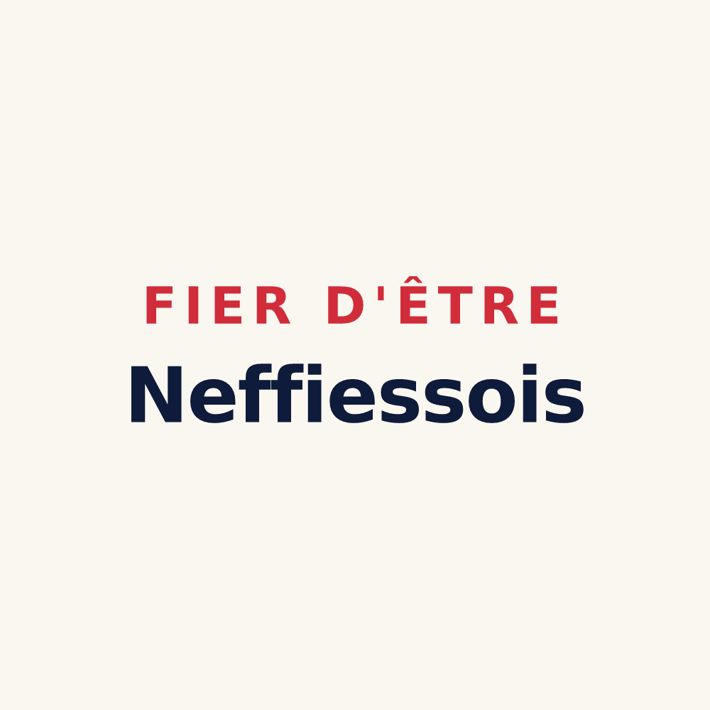 Tasse « Fier d'être Neffiessois » — design pour Neffiès