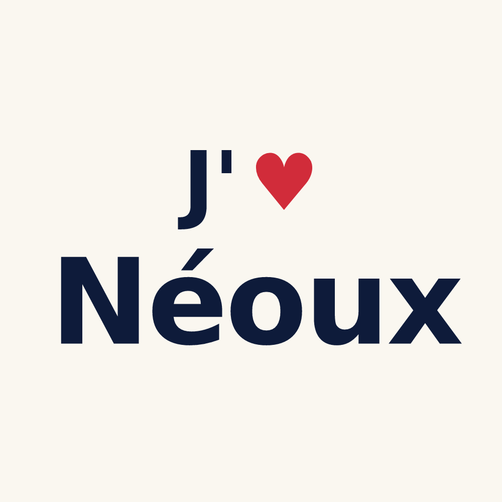 Tasse personnalisée Néoux — design J'aime Néoux