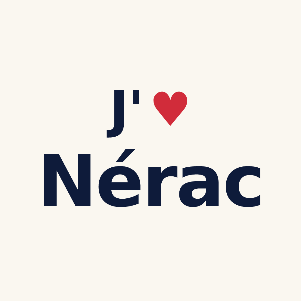 Tasse personnalisée Nérac — design J'aime Nérac