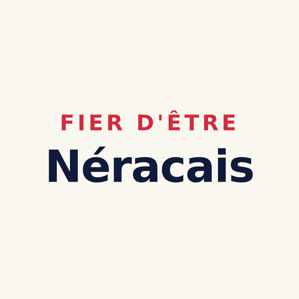 Tasse « Fier d'être Néracais » — design pour Nérac