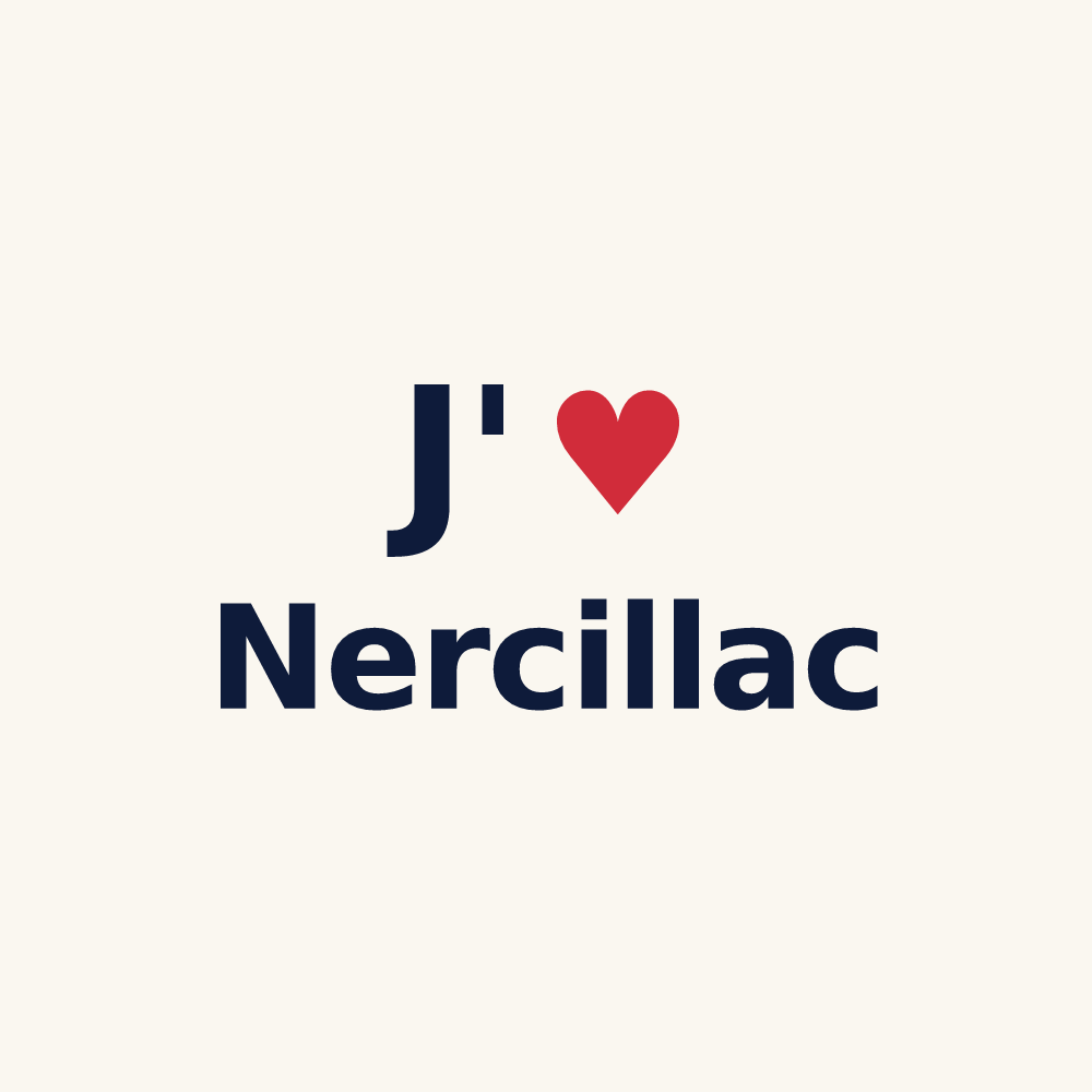 Tasse personnalisée Nercillac — design J'aime Nercillac