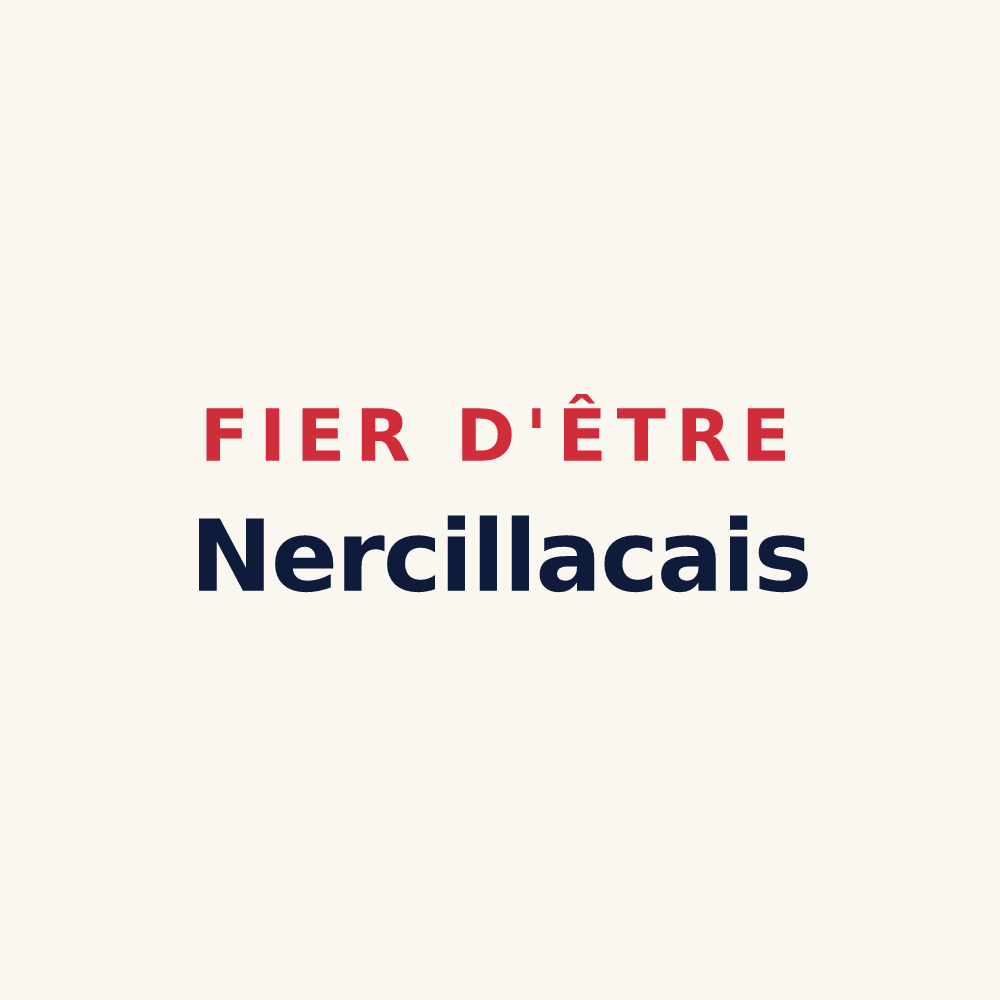 Tasse « Fier d'être Nercillacais » — design pour Nercillac