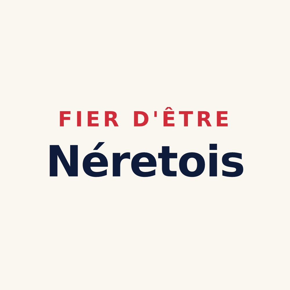 Tasse « Fier d'être Néretois » — design pour Néret