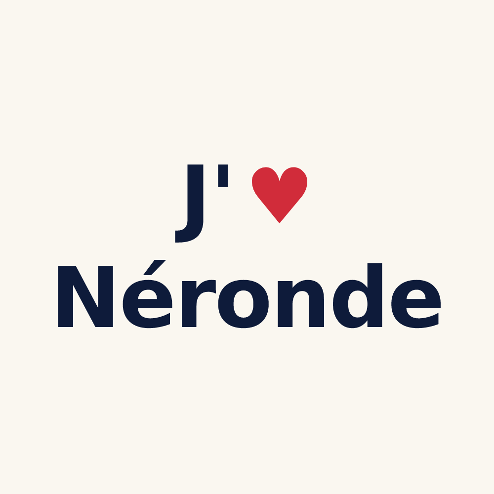Tasse personnalisée Néronde — design J'aime Néronde