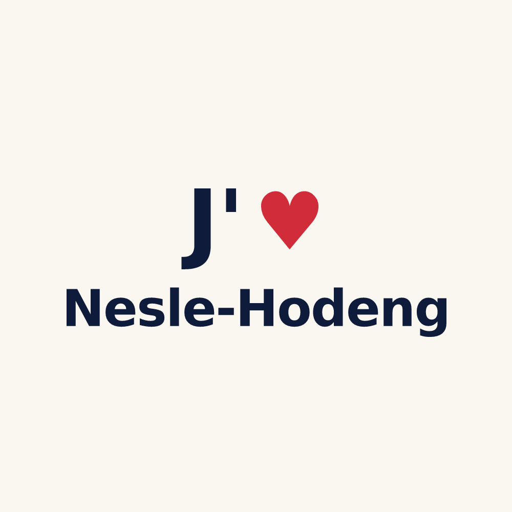 Tasse personnalisée Nesle-Hodeng — design J'aime Nesle-Hodeng