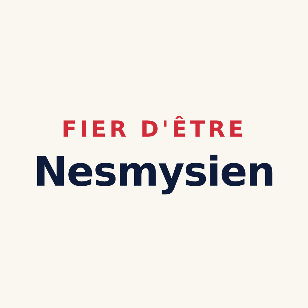 Tasse « Fier d'être Nesmysien » — design pour Nesmy