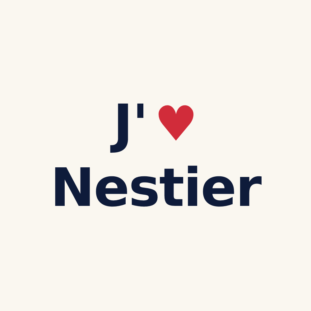 Tasse personnalisée Nestier — design J'aime Nestier
