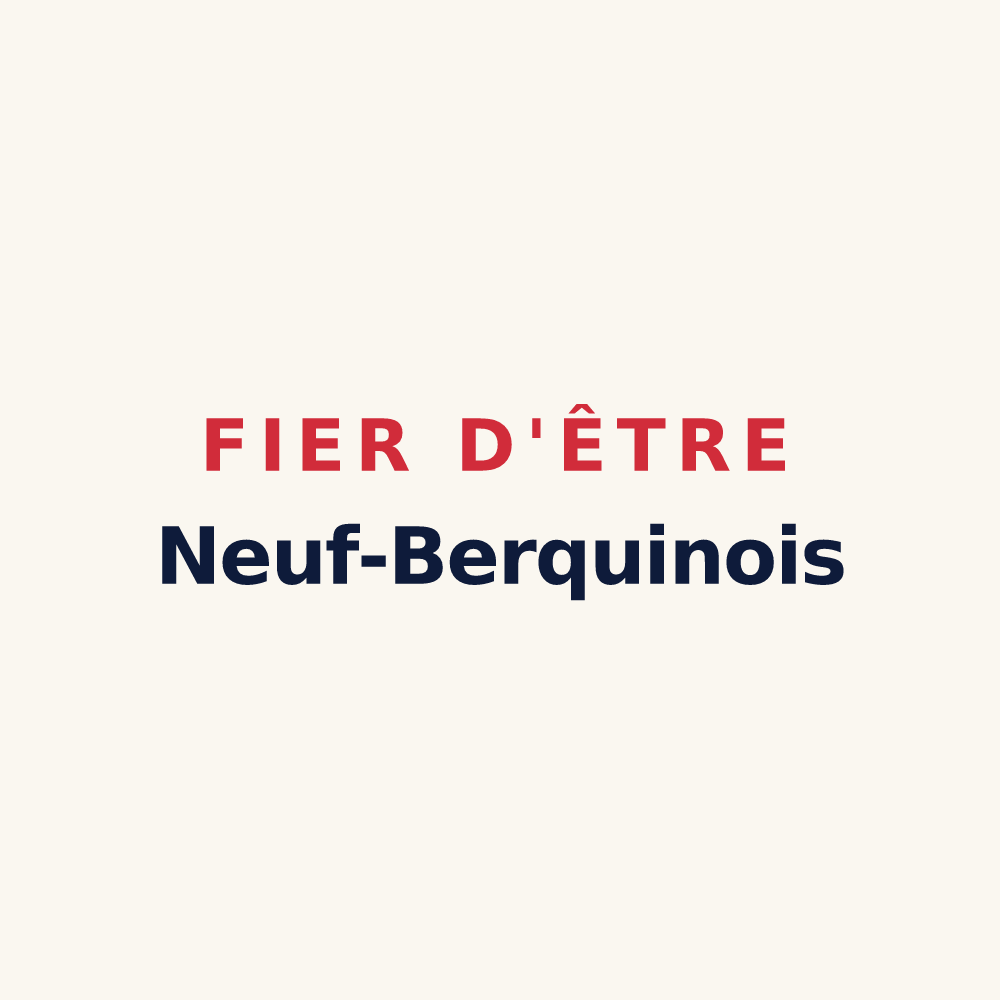 Tasse « Fier d'être Neuf-Berquinois » — design pour Neuf-Berquin