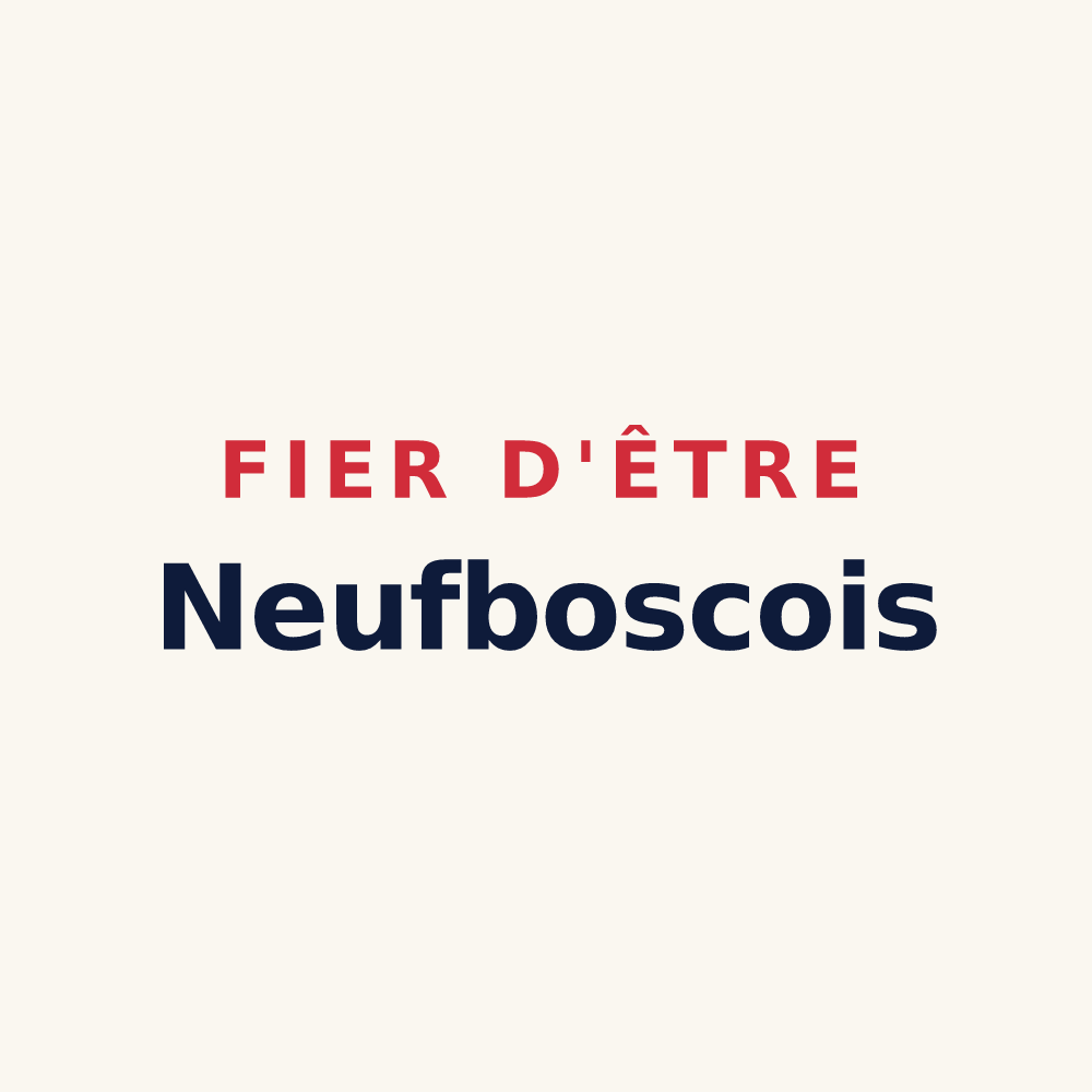 Tasse « Fier d'être Neufboscois » — design pour Neufbosc
