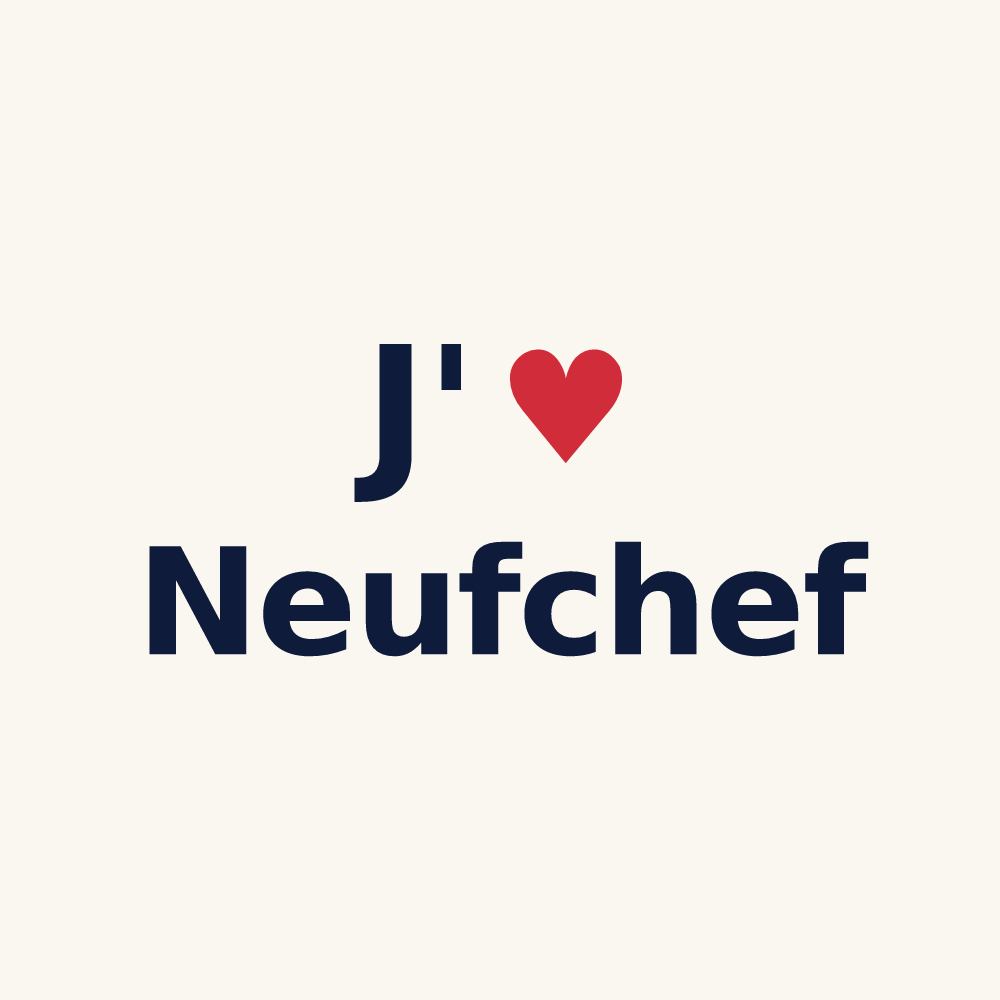 Tasse personnalisée Neufchef — design J'aime Neufchef