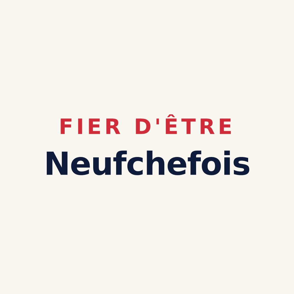 Tasse « Fier d'être Neufchefois » — design pour Neufchef