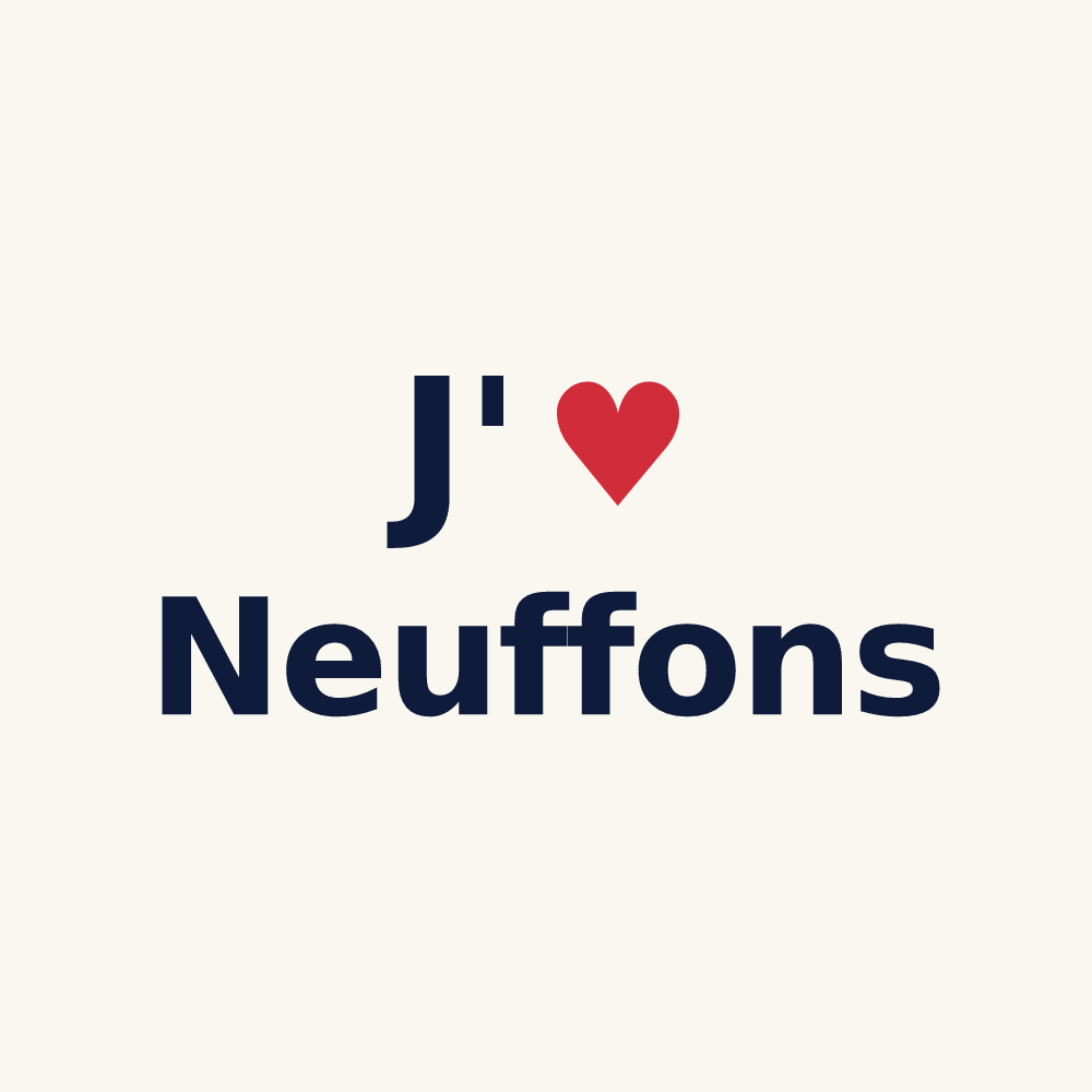 Tasse personnalisée Neuffons — design J'aime Neuffons