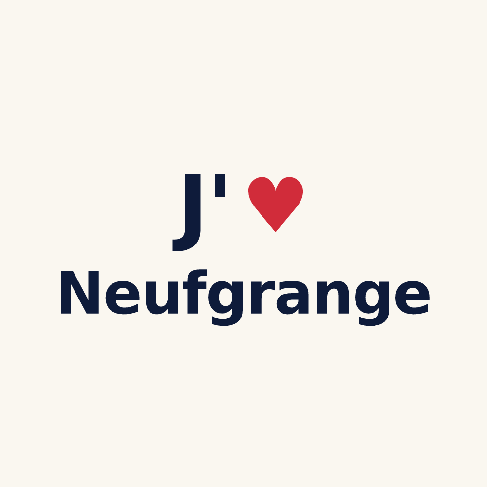 Tasse personnalisée Neufgrange — design J'aime Neufgrange