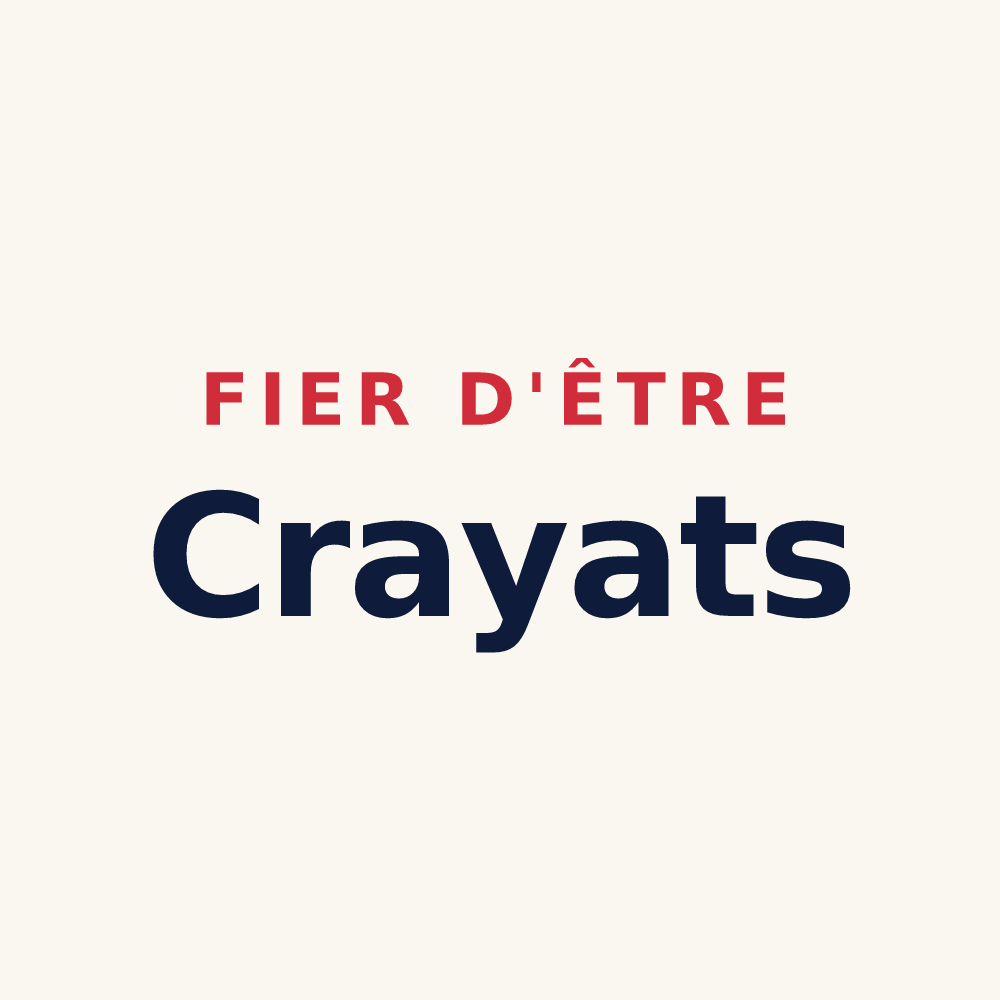Tasse « Fier d'être Crayats » — design pour Neufmanil