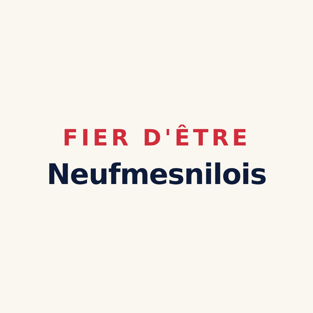 Tasse « Fier d'être Neufmesnilois » — design pour Neufmesnil