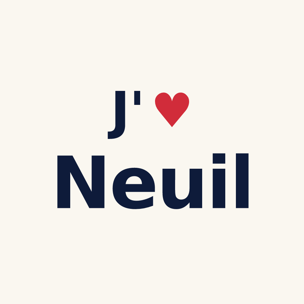 Tasse personnalisée Neuil — design J'aime Neuil