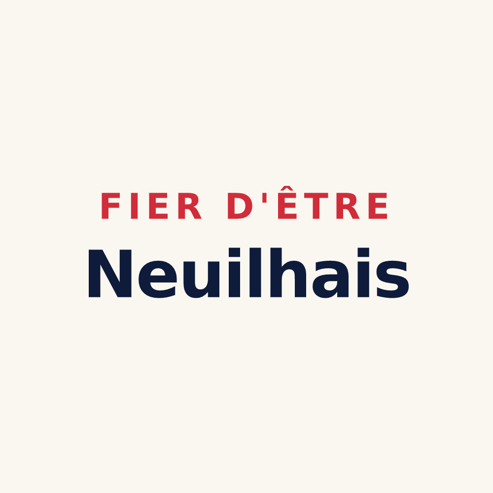 Tasse « Fier d'être Neuilhais » — design pour Neuilh