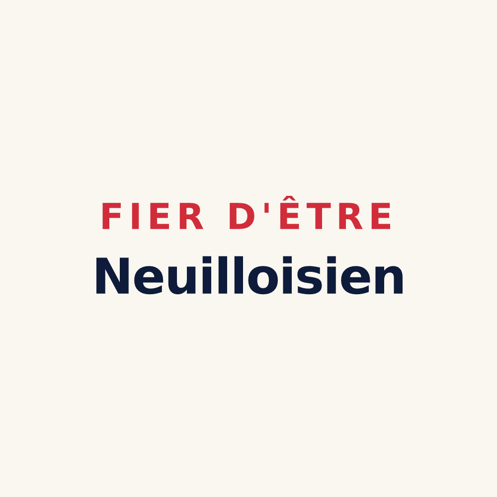 Tasse « Fier d'être Neuilloisien » — design pour Neuilly-Crimolois