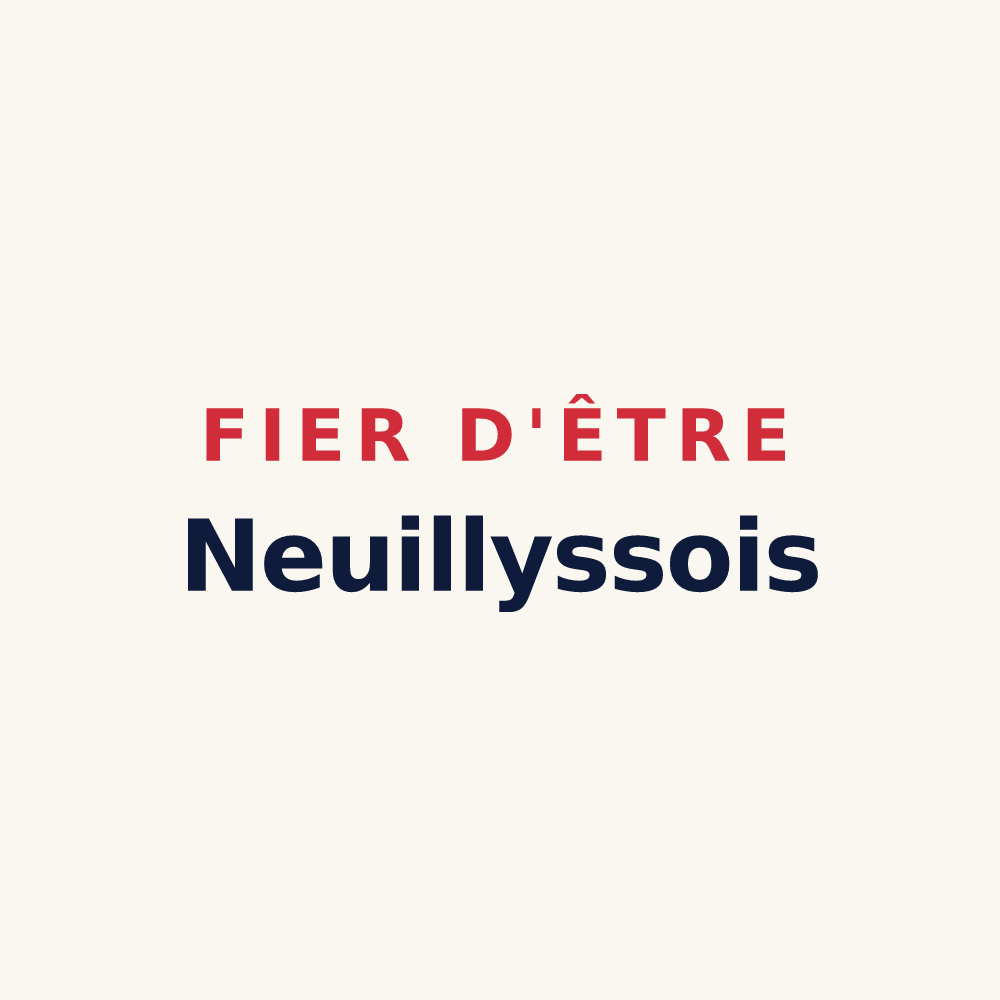 Tasse « Fier d'être Neuillyssois » — design pour Neuilly-le-Bisson