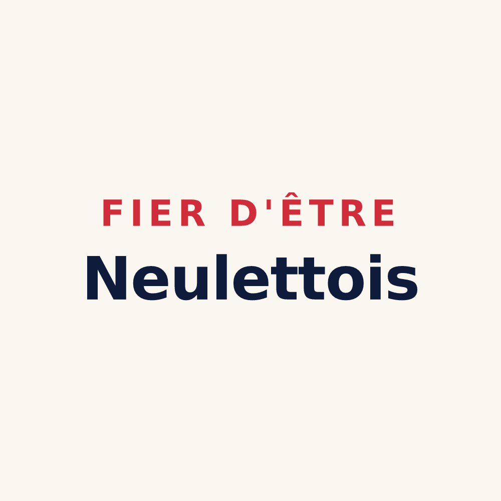 Tasse « Fier d'être Neulettois » — design pour Neulette
