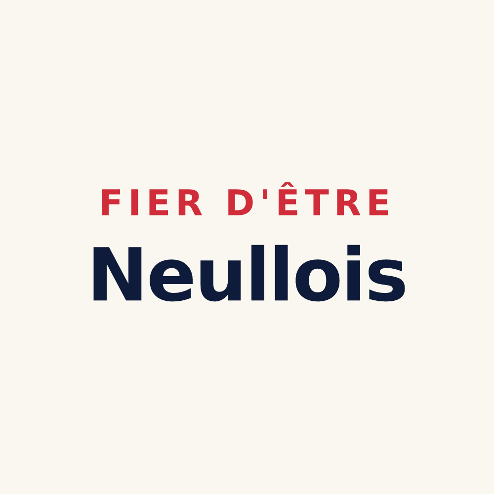 Tasse « Fier d'être Neullois » — design pour Neulles