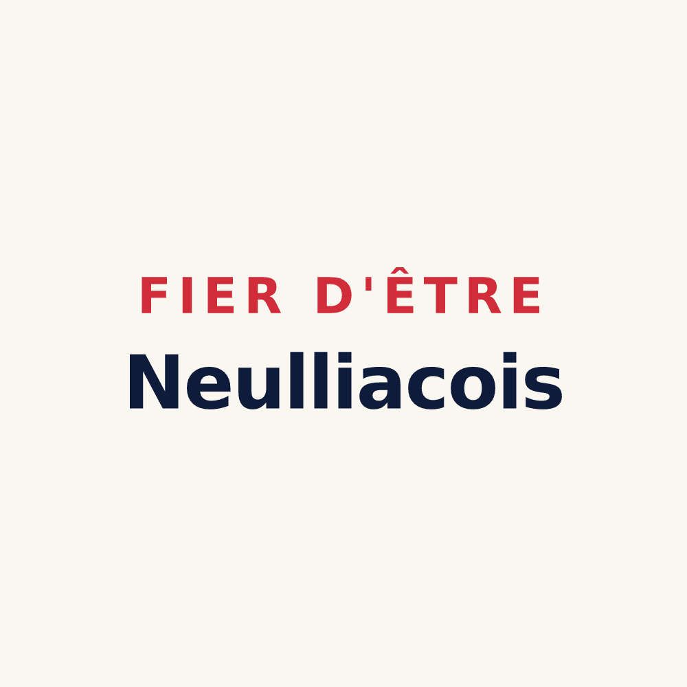 Tasse « Fier d'être Neulliacois » — design pour Neulliac