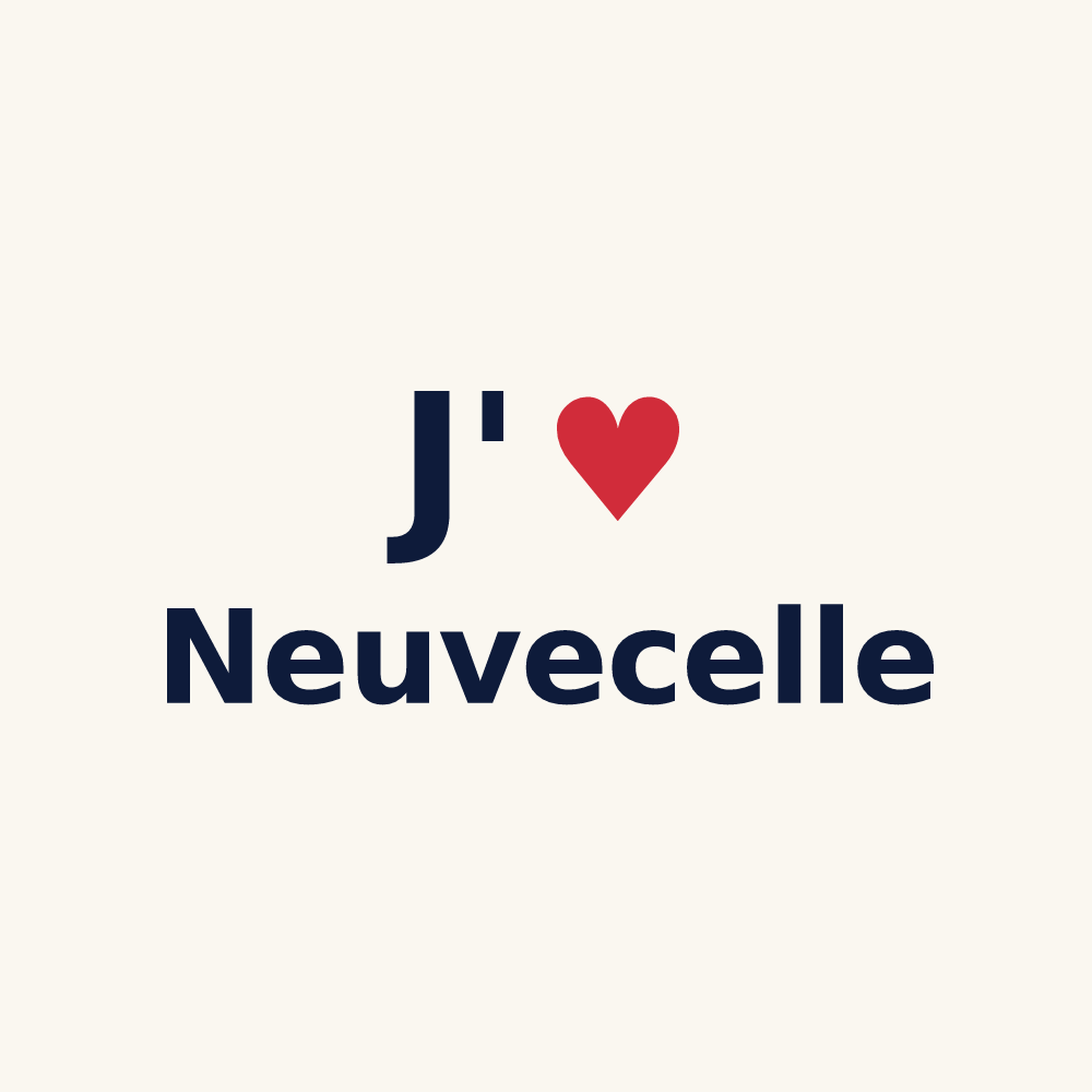 Tasse personnalisée Neuvecelle — design J'aime Neuvecelle