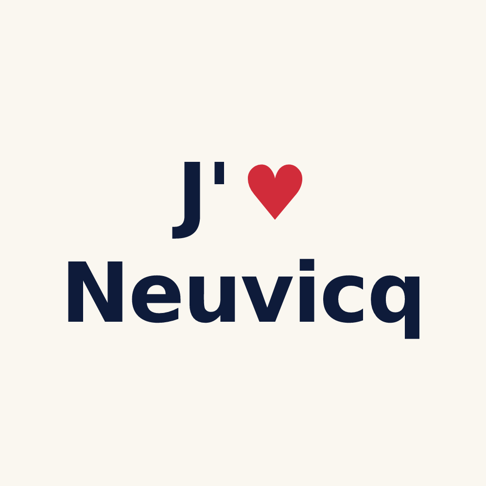 Tasse personnalisée Neuvicq — design J'aime Neuvicq