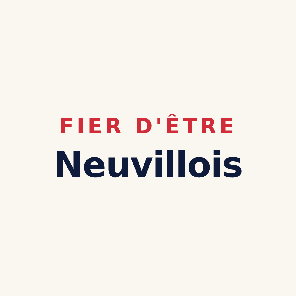 Tasse « Fier d'être Neuvillois » — design pour Neuville-sur-Saône