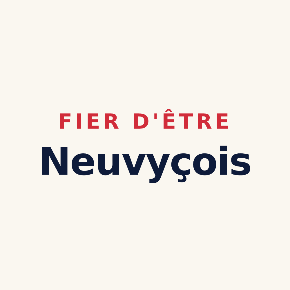 Tasse « Fier d'être Neuvyçois » — design pour Neuvy-Bouin