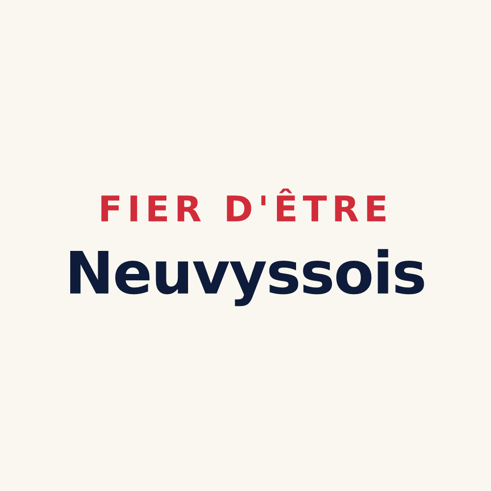 Tasse « Fier d'être Neuvyssois » — design pour Neuvy-Grandchamp