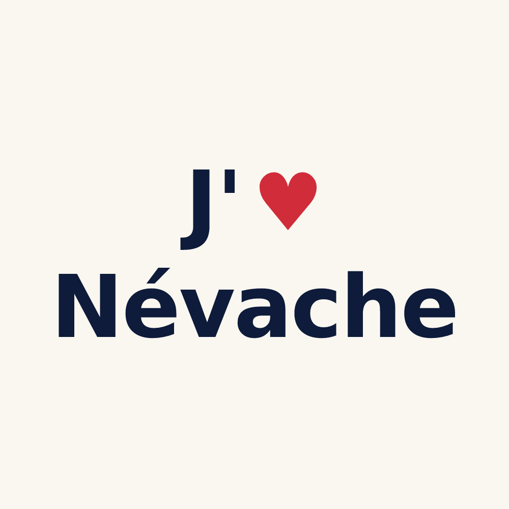Tasse personnalisée Névache — design J'aime Névache